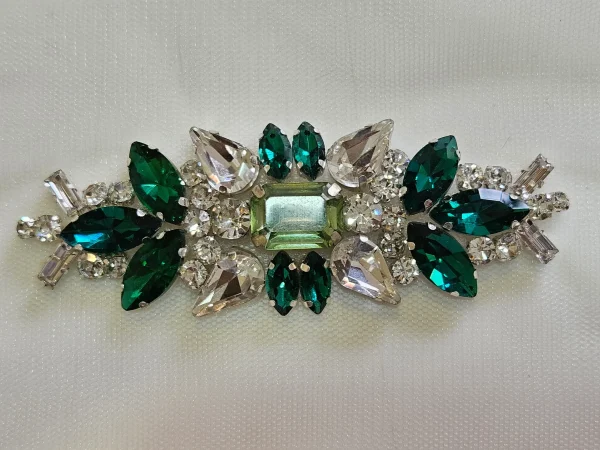 vintage beaded applique patch
