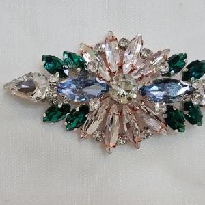 vintage beaded applique patch