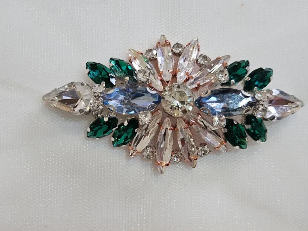 vintage beaded applique patch