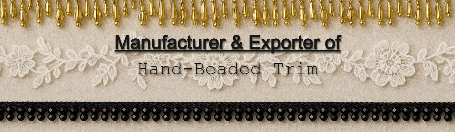 Beaded Trim & Lace – Crafting Excellence with Every Thread
